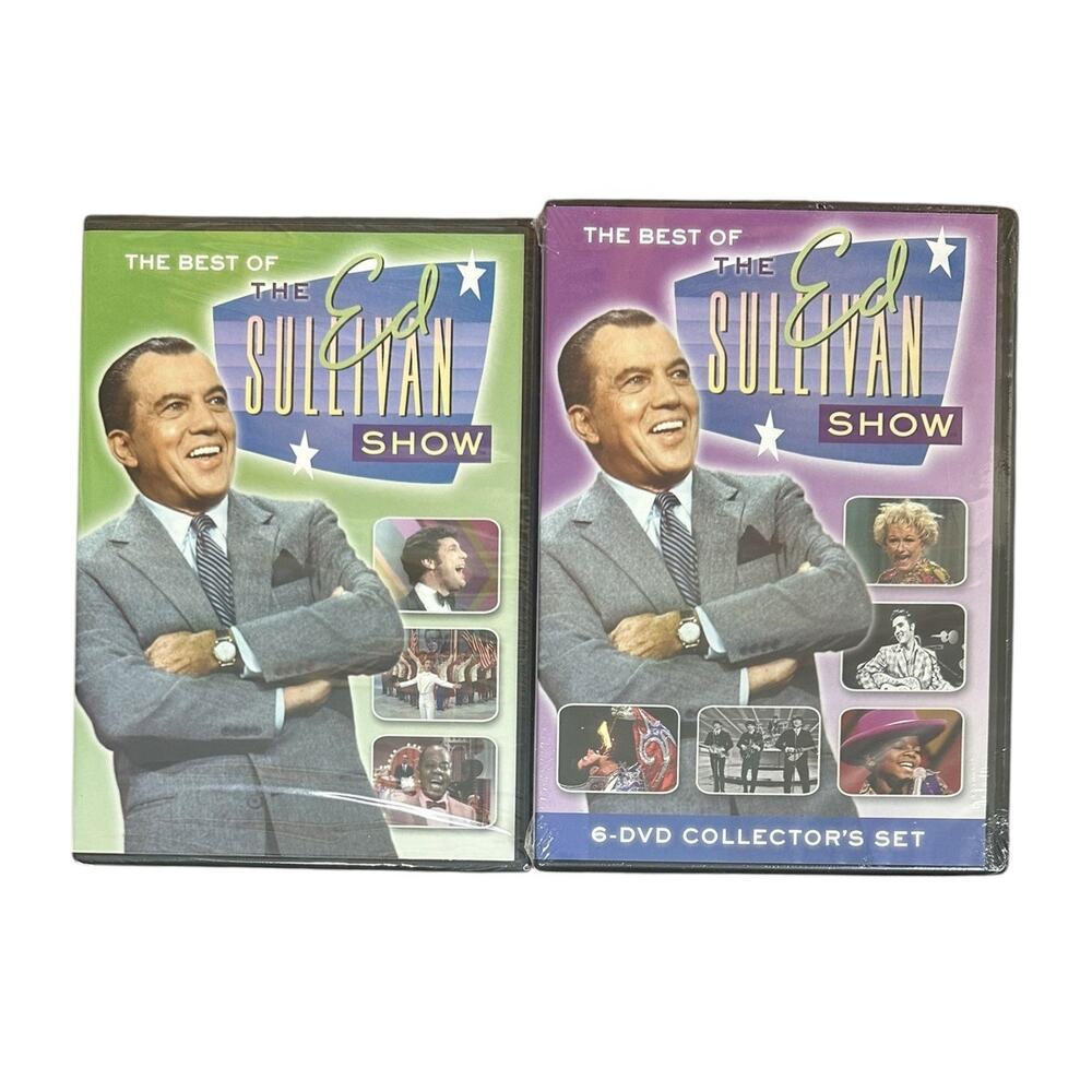 THE BEST OF ED SULLIVAN TV SHOW DVD 2 Box Sets Bonus Interviews NEW Sealed